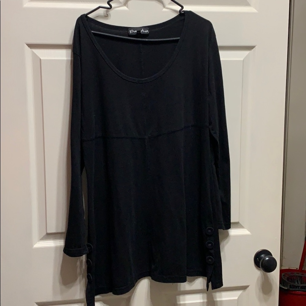 Black Pretty Angel Top size XXL